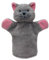 Munabo Handpuppe Katze mit Sound, 25cm