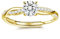 Krfy 925 Sterling Silber Ringe für Frauen Verstellbar Daumenring Damen Verlobungsring Eheringe Engagement Ringe Frauen Jubiläum Promise Ring Gold/Silber/Rosegold Versprechen Ringe Schmuckgeschenke