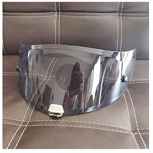 HONNR Motorrad Helm Objektiv, Motorradhelm Anti. -Uv PC. Visier Objektiv Modell Face Helm Visor Lens Case Kompatibel Mit H-JC RPHA-11/70 (Color : Light Smoke)