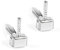 High End Electroplated Gold Silver Thor Hammer Copper Cufflinks For Men'S French Cufflinks