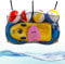 Pool Floats Storage Bag,Foldable Swimming Pool Hanging Mesh Organizer,Pool Bag Large Hanging Net Bag for Inflatables,Pool Toys,Floats,Football,Garage Toy Organizer and Other Pool Accessories