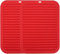 Silikon Untersetzer,Hitzebeständige Matte, 30 x 23 cm Silikon Topfuntersetzer Silikonmatte Hitzebeständig bis 230°C,für Küche, Wohnzimmer(rot)