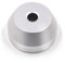 sdroceRyaM 45 RPM Record Adapter für 7 Zoll Vinyl Plattenspieler Turntables 45 Adapter für Turntables Hergestellt aus Aluminium, silberfarben (elliptisch)