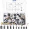 Tenbrachian 40 Pcs Escobillas Motor Electrico, Escobillas de Carbon, Cepillos de Carbono para Motor, Cepillo de Carbón para Herramientas Eléctricas Amoladora Angular Sierra Circular (10 Tamaños)