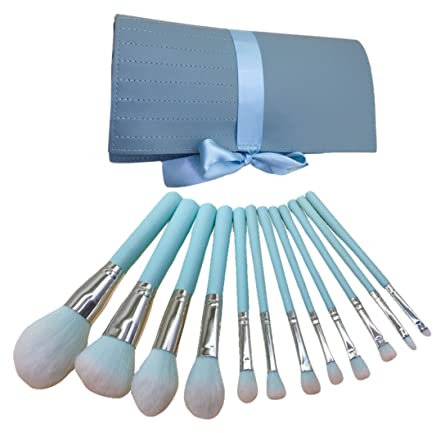 FOMIYES Ensemble De 12 Pinceaux De Maquillage Pour Femmes Kit D'outils De Beauté Pour Fard À Paupières Anti- Blush Fond De Teint