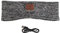 equlup Sleep Headphone Wire Wire, Sports Music Band Breatchable Sptrepable Sleep Mask Earbuds with Bluetooth pour Courir Le Yoga d'entraînement (Bruyère Gris)