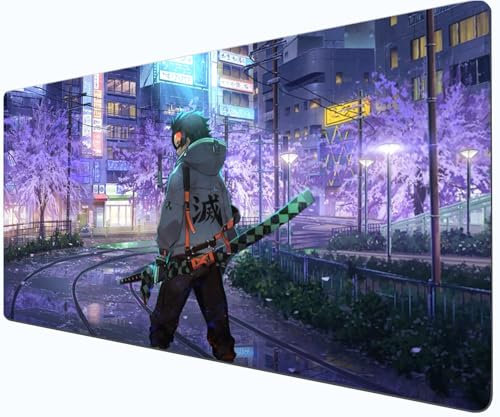 Super sized Anime Mouse Pad - Official Design Cool - Cute Sticker Mouse Pad (90 x 40 x 3 cm) XXL Gaming Pad - Basic Anti Skateboard - Favorite for otaku/anime enthusiasts - PC Accessories