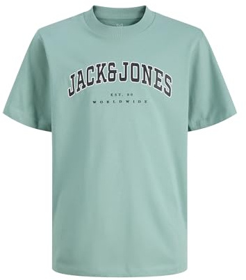 JACK & JONES Herren Jjecaleb Varsity Tee Ss O-Neck Noos Pls