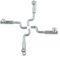 Lot de 4 embouts de câble Z, compatibles avec les câbles de 2 mm, câbles d'accélérateur de rechange pour tondeuse à gazon