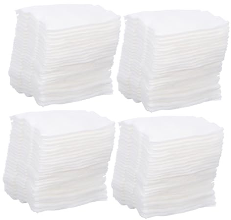 Dischetti di Cotone il Viso 220 Pezzi, Bianco, con Sacchetto