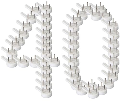 40 Pcs Non-Trace Picture Hooks for Concrete Walls, Picture Hanging Kit for Frames and Photos