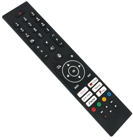 Replacement RC45137T Remote Control Work for Bush Logik EGL Smart HD TV | 24HT25CB 32FT25CB 32HT25CB 40FT25CB 43FT25CB L32SHE22 43FT24CA L32SHE19 L39SHE21 32FT24CA 32HT24CA 40FT24CA