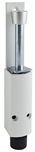 KWS Türfeststeller 1222,Türstopper,Hub 60 mm,Aluminium weiß,1 Stück