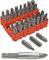 Fuxxer - 33 pieces Standard Bit Set Cross Slot Torx Hexagonal Slotted Allen Key Bits with Bit Holder Magnetic in Box Set of 33