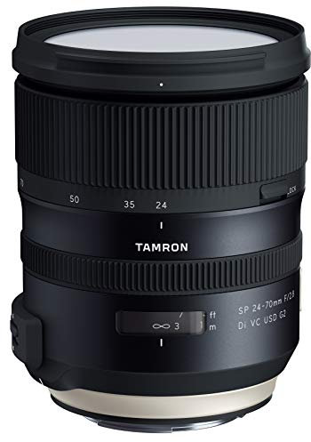 Tamron 24-70 mm G2 VC USD Lens for Canon - Black A032E (Renewed)