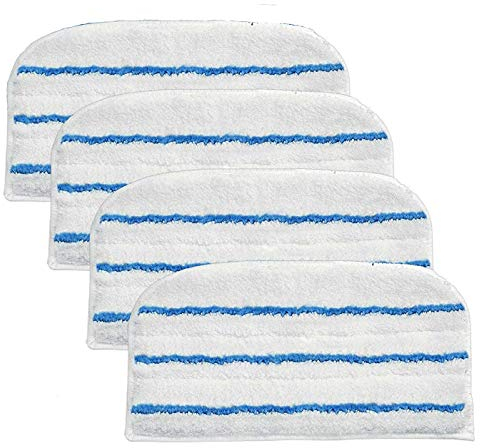 Find A Spare Replacement FSM Type Washable Microfibre Cleaner Pads for Black & Decker Steam Mops x4