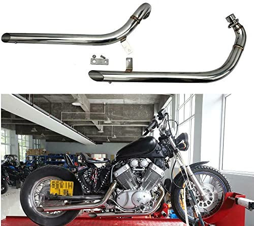 TARAZON Pots d’échappement silencieux pour Yamaha Virago XV535 XV400 1987-2004 XV 400 535