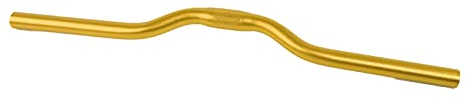 Keenso Fahrradlenker, Aluminium Mountainbike Rennrad Fixed Gear Bar Lenker 25,4 mm × 520 mm(Gold)