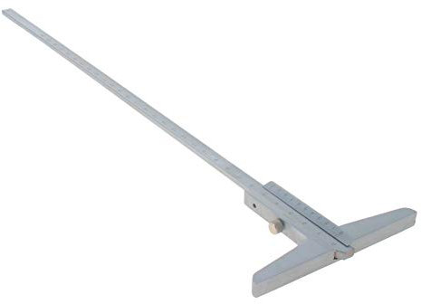 Utoolmart - Calibre de profundidad de alta precisión (300 mm, rango de medición, 0,02 mm, alta resolución, calibre de micrómetro de acero al carbono, 1 unidad)