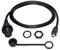 CERRXIAN Cavo di prolunga impermeabile con mini USB, da mini maschio a femmina, cavo di prolunga AUX per cruscotto, impermeabile, 1 m
