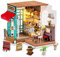 Rolife Kit de fabrication de maison de poupée miniature - pour adultes et adolescents - Café de Simmon