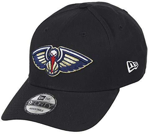 New Era New Orleans Pelicans 9forty Adjustable Snapback Cap NBA Essential Black - One-Size