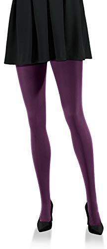 sesto senso Donna Collant Acrilico 100 Den Inverno Caldo Opaco Matt 3 M Purple