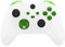 eXtremeRate Ersatz Tasten Set für Xbox Series X&S Controller, DIY-Buttons D-Pad/ABXY/View/Share/Menü-Tasten LB RB LT RT Trigger Bumper Knöpfe Kit für Xbox Core Controller-Transparent Grün