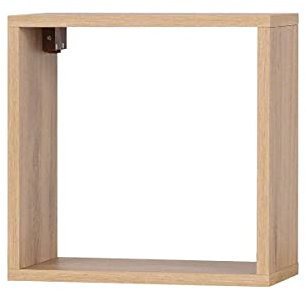 Furniture24 Hängeregal Wandregal Wandboard Amber AR15 Quadratisch Wild Eiche