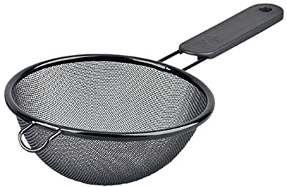 Tradineur - Colador de malla antiadherente de 20 cm de diámetro, 8 x 20 x 38 cm