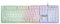Mars Gaming MK220W Bianco, Tastiera da Gioco H-Mech, FRGB Rainbow e Halo, Antighosting, Lingua Portoghese
