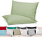 BEAUTEX 2er Set Kissenbezug, Kissenhülle aus gekämmter Baumwolle, Premium Jersey 160g/m², Größe und Farbe wählbar (40x40 cm, Olivgrün)