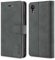 TOHULLE Case for iPhone XR, Premium PU Leather Wallet Case with Card Holder Kickstand Magnetic Closure Shockproof Flip Folio Case Cover for iPhone XR (6.1 Inch) - Grey