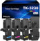 TK5230 TK-5230 Toner Kompatibel für Kyocera Ecosys M5521cdw P5021cdw M5521cdn P5021cdn M5521 P5021 TK5230 TK-5230K TK-5230C TK-5230Y TK-5230M TK 5230 (Schwarz,Cyan,Gelb,Magenta, 4er-Pack)