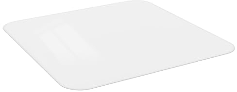 vidaXL Bodenschutzmatte, Bürostuhl Unterlage rutschfest Kratzfest, Rechteckig Bodenmatte für Laminat Teppich, Bürostuhlmatte Stuhlunterlage, 120x115cm PVC
