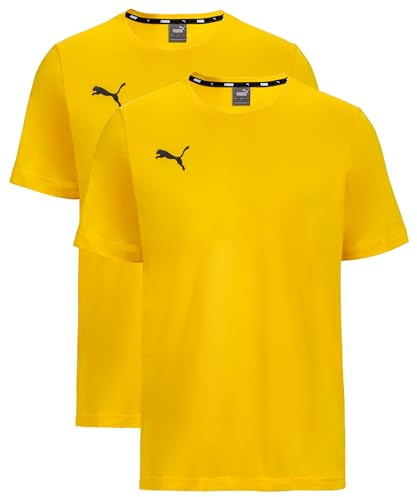 PUMA T-Shirt 2er Pack Doppelpack - Yellow - Gr. M