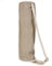Yoga Studio Zweifarbige Yogamatten-Tasche aus Bio-Baumwolle mit verstellbarem Schultergurt und Tasche (Ecru)
