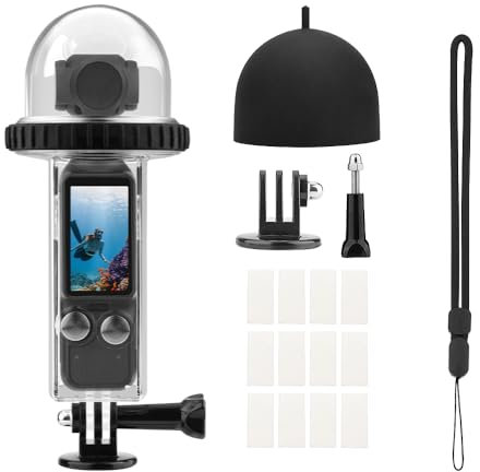 BeisDirect Custodia impermeabile da 40 m per DJI OSMO POCKET 3, custodia protettiva subacquea per immersioni subacquee custodia per fotocamera Osmo Pocket 3