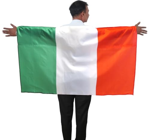 Sonia Originelli Fan Umhang Poncho Fahne Flagge zum Umhängen Fanartikel WM EM Farbe: Italien
