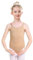 Kefiyis Body Danza Bambina Body Color Carne Bambina Sottobody Ginnastica Ritmica Nude Balletto Intimo Senza Cuciture con Spalline Regolabili L