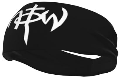 Stirnbänder mit dem Aufdruck „Not of This World, christliches Jesus-Stirnband, Sportstirnband, feuchtigkeitsableitendes Workout-Stirnband, Schweißband, Stirnbänder, Laufstirnband, Schwarz