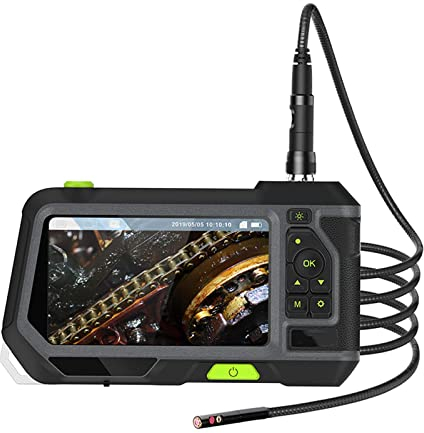 sjdoPulse Cámara De Inspección De Doble Lente De 5,5 Mm, 1080P HD, LCD De 5,0 Pulgadas, Boroscopio Subacuático Industrial, Lente Ip67, Cámara De Inspección De Tubo De Serpiente