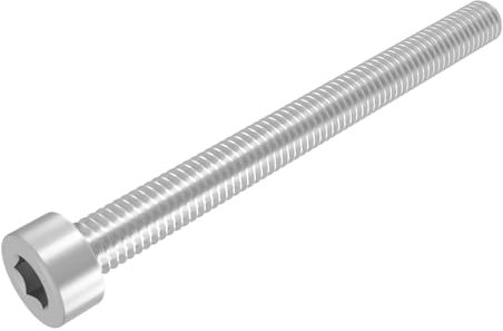 SECCARO Lot de 20 vis cylindriques M2,5 x 35 mm, en acier inoxydable V2A VA A2, DIN 912 / ISO 4762, à six pans creux, filetage complet