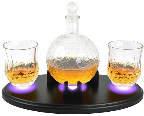 Sphere LED Decanter Set