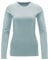 OPUS Damen Langarmshirt | Longsleeve SMILLA Slim aus Jersey Glacier Blue, 36