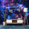 Fantasy Game Controller Papier peint mural 3D Motif géométrique Violet Pour salon Chambre d'enfant Décoration moderne Poster 350 x 256 cm