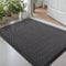 DEXI Fußmatte außen 80 x 120 cm, extrem rutschfeste Schmutzfangmatte, langlebig Fußabtreter außenbereich, robust Fussmatte Aussen wasserdichte Türmatte für die Haustür, Dunkelgrau