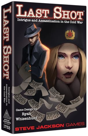 Steve Jackson Games Last Shot – Cold War Card Game – Fast-Paced Elimination Game – for 3 to 6 Players | 30 Min | Ages 12+ – English