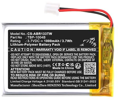 Ersatz Akku für Albrecht Bambini, Reer 50133 Care and Talk, Tectalk Float PN:Albrecht TBP-1004B 1000mAh / 3.7Wh