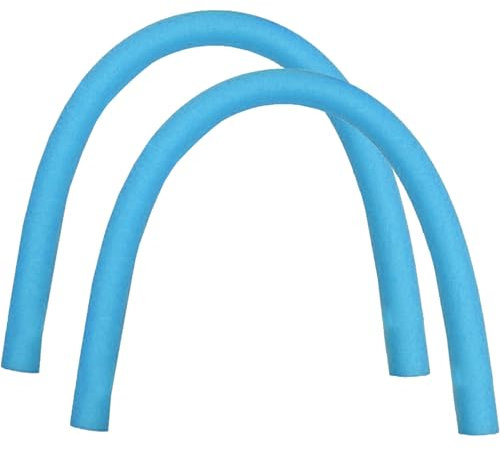 Pool Nudel 2pcs hohe Auftriebsschwimmnudel EPE -Schaum -Pool -Nudeln 59 Zoll gerader Schaumstoffnudeln für Schwimmtraining, Accessoires, Blau